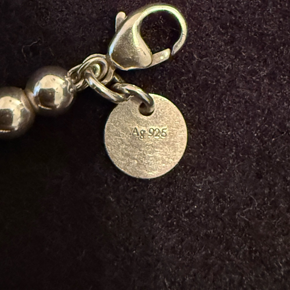 Return to Tiffany Heart Tag Bead Sterling Silver Bracelet - Picture 5 of 9